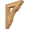 Ekena Millwork Olympic Slat Rough Sawn Bracket, Western Red Cedar, 4"W x 22"D x 26"H BKT04X22X26OLY06RWR - alternate 1
